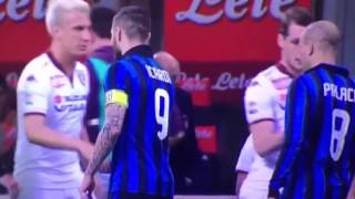 Maxi Lopez refuse Handshake of Mauro Icardi Inter vs Torino 2016