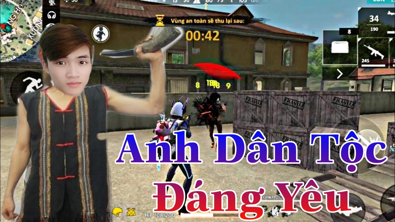 [Free Fire Troll] Giả tiếng dân tộc troll Cô Ngân và cái kết cười đau bụng trolls the experience