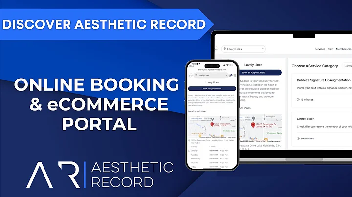 Discover Aesthetic Record: Online Booking & eCommerce Platform