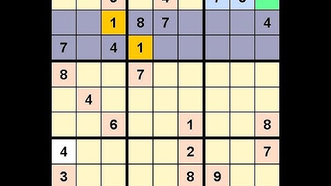 How to Solve Washington Times Sudoku Difficult January 11, 2021