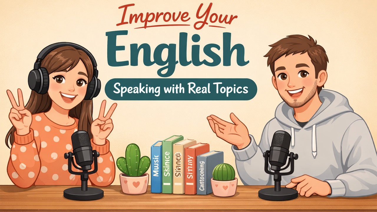 Improve Your English Speaking with Real Topics  | English Podcast For Easy English Conversation