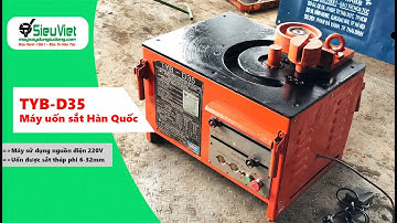 Máy uốn sắt xây dựng TYB-D35 Hàn Quốc cũ