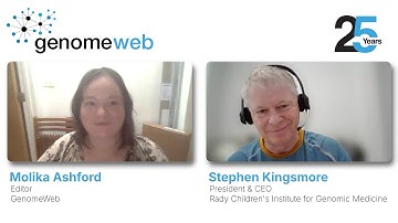 Stephen Kingsmore on Diagnostic Newborn Genome Sequencing, Medicine