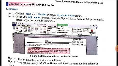 Class 10 - Info. Technology - Unit 2. Word Processing Intermediate - Session 1 - Part 2