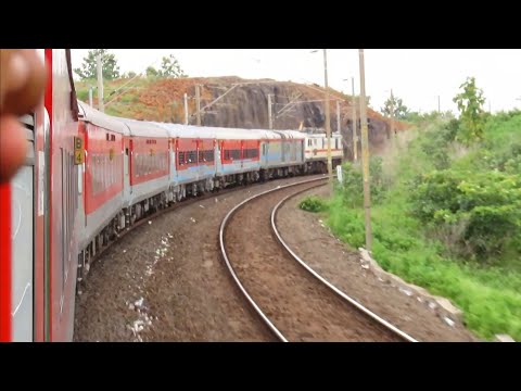 ITARSI to Nagpur Journey in 02140 Jabalpur - Yesvantpur Special || Greenary in Ghat Sections of MP