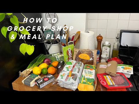 how to grocery shop and plan for cooking meals at home :)