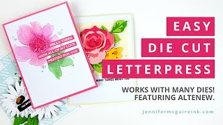 Die Cut Letterpress - Works With Most Dies!