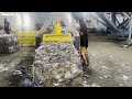 Fully Automatic Baler, Automatic Cardboard Baling Machine, Auto Tie Baler, PET Bottle Baling