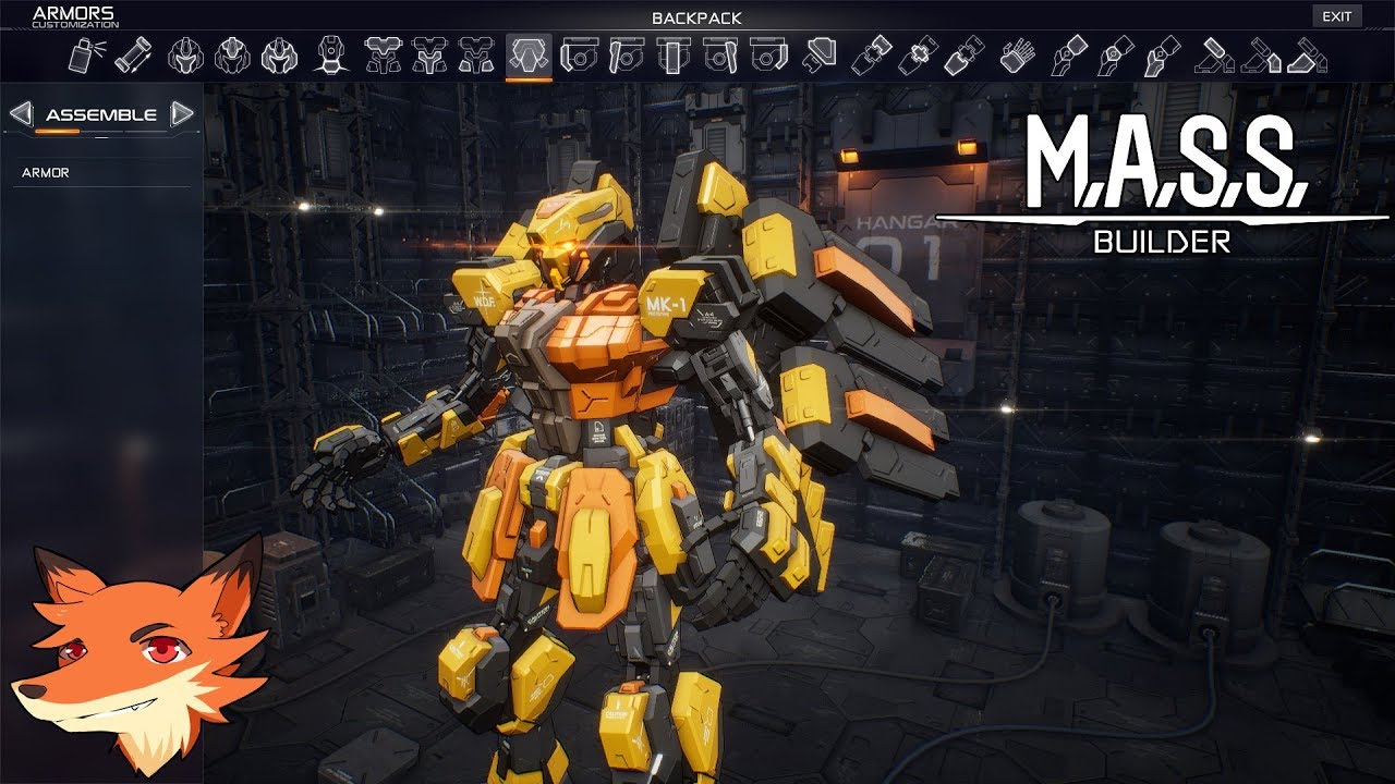 M.A.S.S. Builder [FR] Construire son mécha de toute pièce et partir à l ...