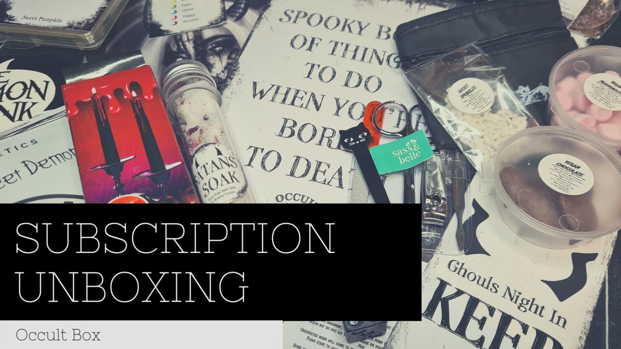 Witchy Subscription Box Unboxing - Occult Box