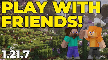 How To Play with Friends in Minecraft Java Edition 1.21.7
