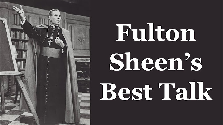 Fulton sheen life is worth living pdf
