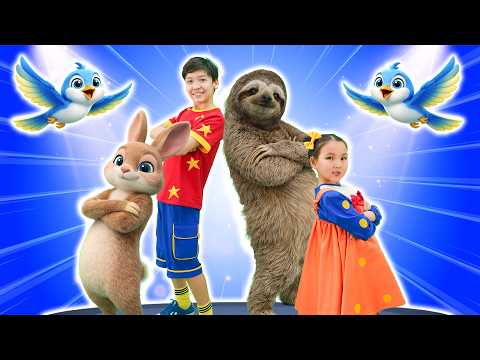 Zoo Animals Dance Song in Zootopia | Opposites Song | Big and Small | Hokie Pokie Kids Videos
