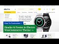 Electro Wordpress Theme Header And Footer Customization Tutorial