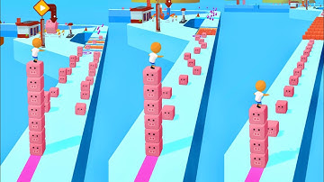 Cube Surfer! 🟢✅🌈All Levels Walkthrough Android, iOS Gameplay Big UPDATE 🟢P-2 Max LEVELS