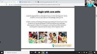 STEMteachersNYC FREE Online PD Engineering with Paper! With Skill Mill NYC founder Godwyn Morris!