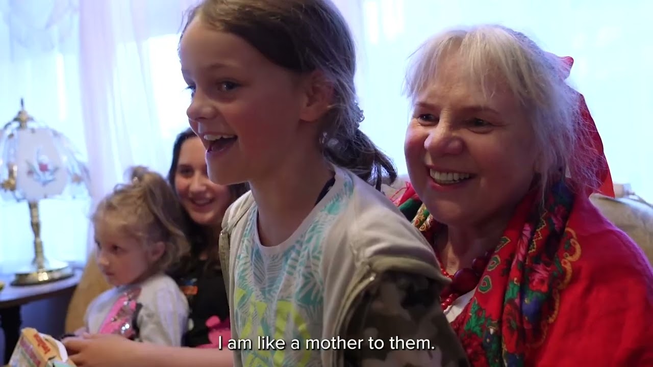 Widow adopts 52 Ukrainian refugees