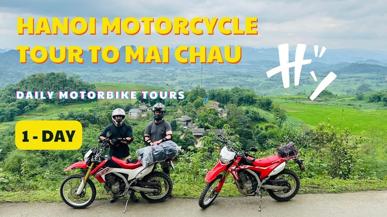 Coolest Hanoi Motorcycle Tour to Mai Chau – 01 Day - Official Tour Video
