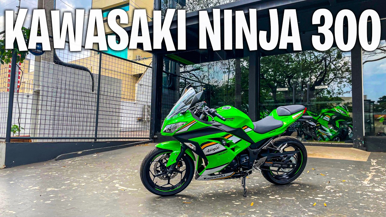 SAINDO DA CONCESSIONÁRIA DE KAWASAKI NINJA 300 0km 2026