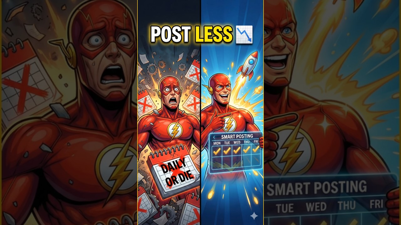 Stop Posting Every Day (Do This) 🛑 