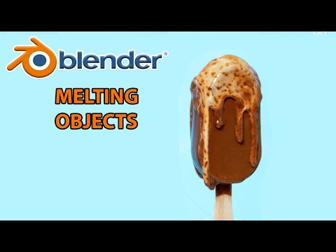 Melting objects in blender easy!!!