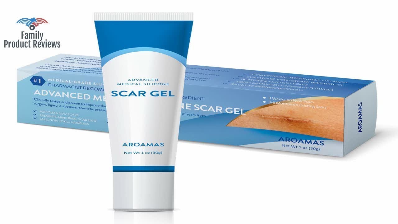 Aroamas Advanced Scar Gel MedicalGrade Silicone for Face Body Stretch