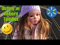 Reborn toddler outing | taking Kylie to Walmart | reborn life videos