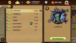 vortex full raid 1st place with 1k+ damage every round🤗🤗