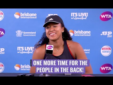 Naomi Osaka's best press conference moments! | January 2019