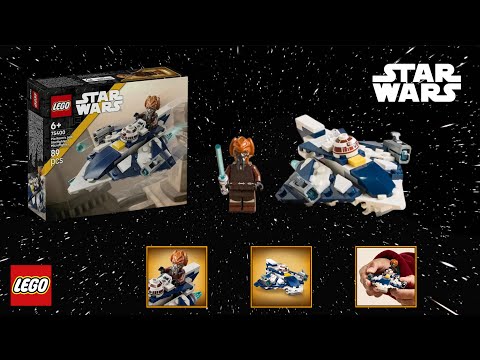 Конструктор Lego Star Wars Мікрофайтери: зірковий винищувач джедая Пло Куна 75400
