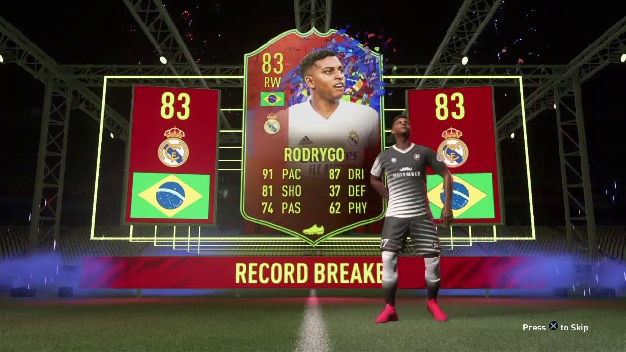 83 Rated Record Breaker Rodrygo Player Compilation - FIFA 21 Ultimate Team (FUT) Record Breaker
