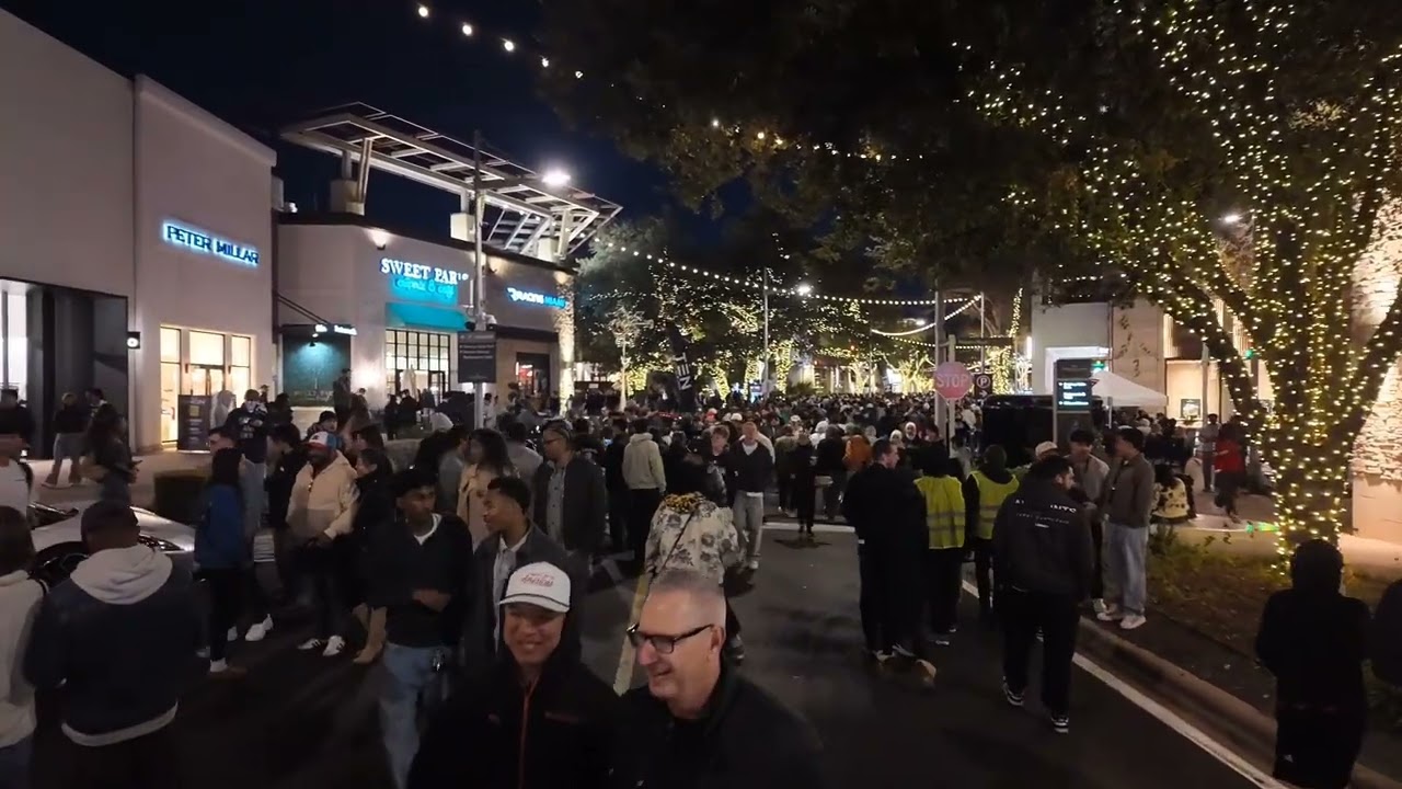 Me walking around at the exotic car meat in austin texas. 