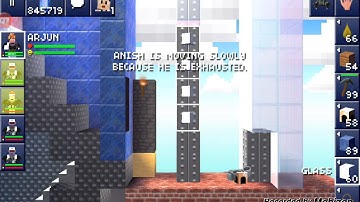 Awsome elevator trick in the blockheads