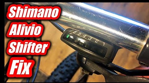 How To Fix A Shimano Alivio Shifter That Won