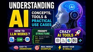 Understanding AI: Concepts, Tools &amp; Practical Use Cases | LLMs, Prompting &amp; AI Tools Explained