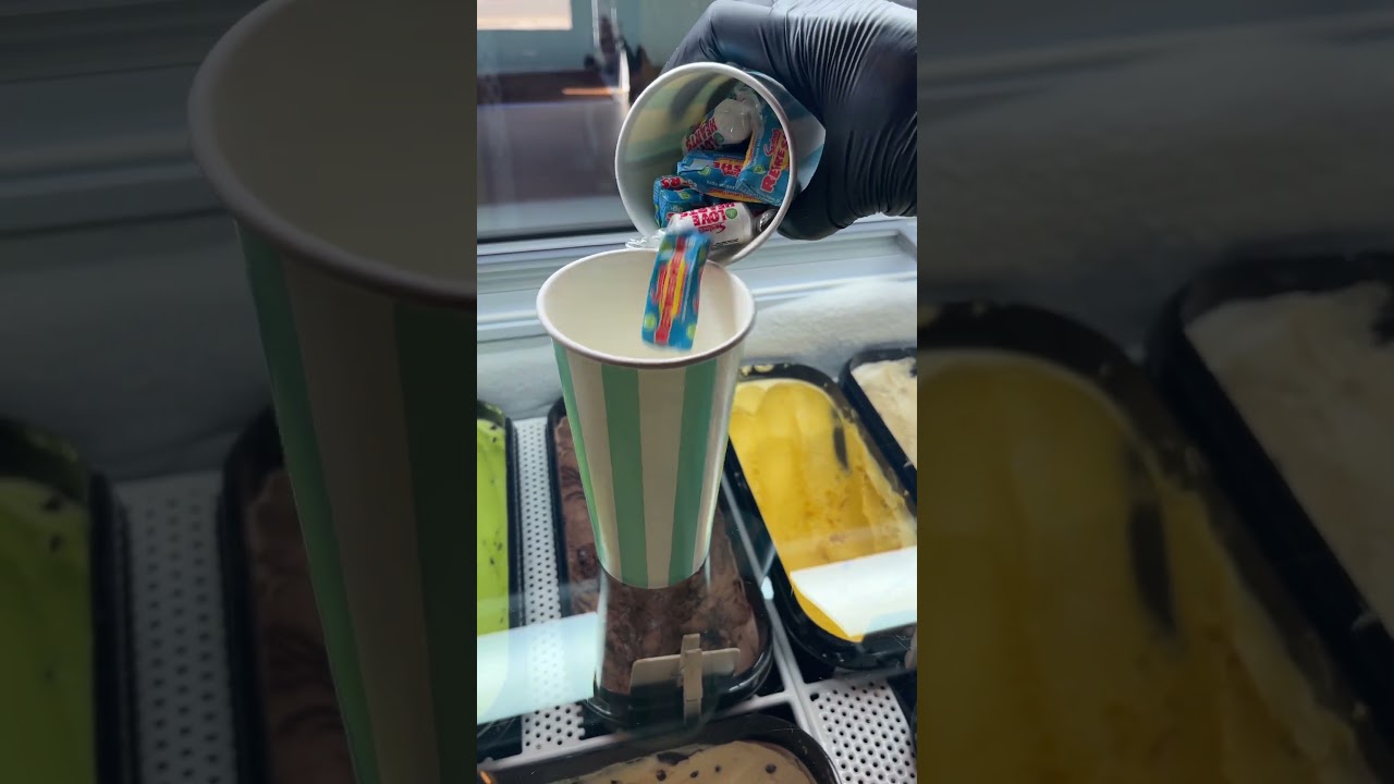 Oddly Satisfying Love Hearts and Vegan Lemon Refreshers in a cup 