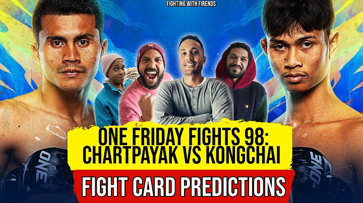 FWF:🔥 ONE Friday Fights 98: Chartpayak vs. Kongchai – KNOCKOUT INCOMING?