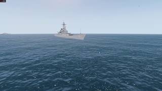 Red Storm Rising - USS Iowa vs Soviet Artillery - Arma 3