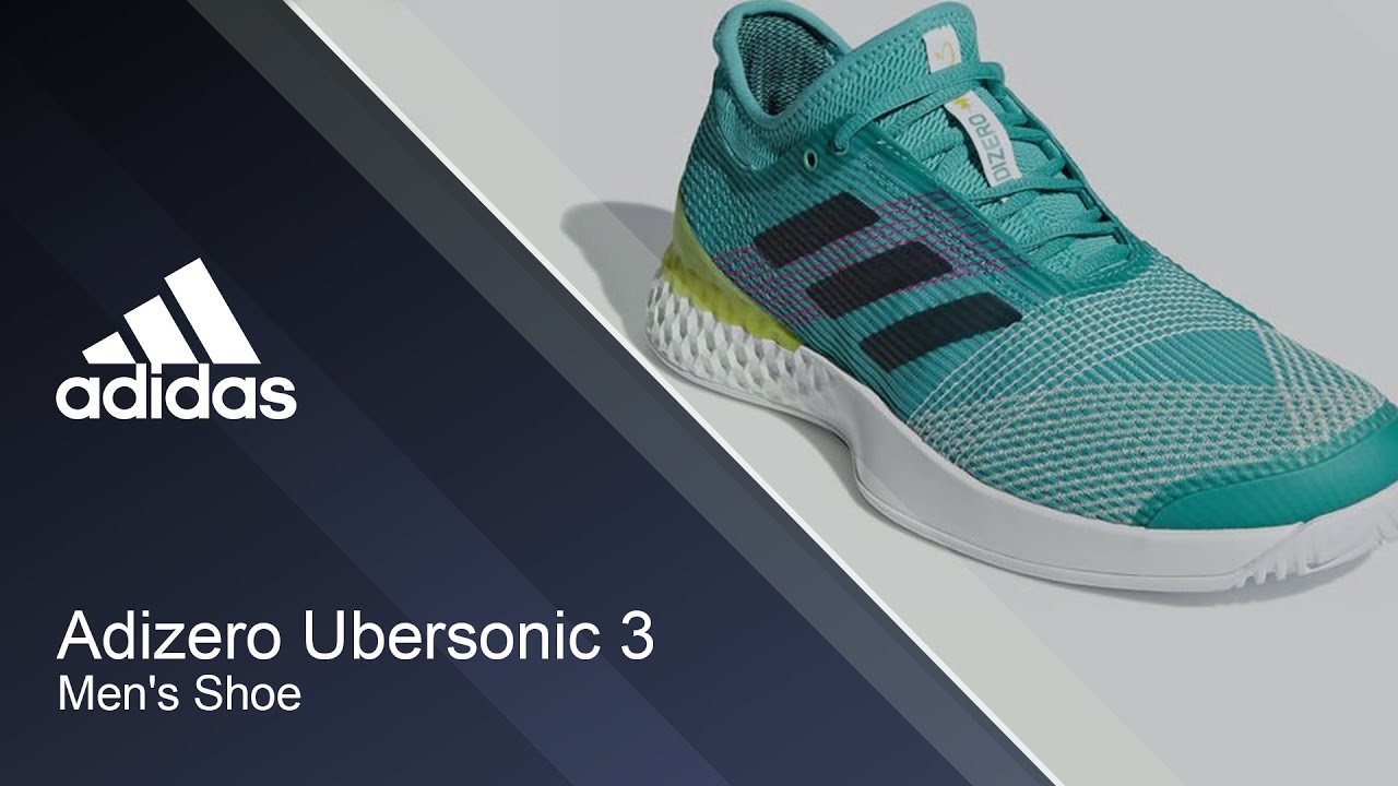 adidas Men's Adizero Ubersonic 3 Tennis Shoe Preview | Tennis