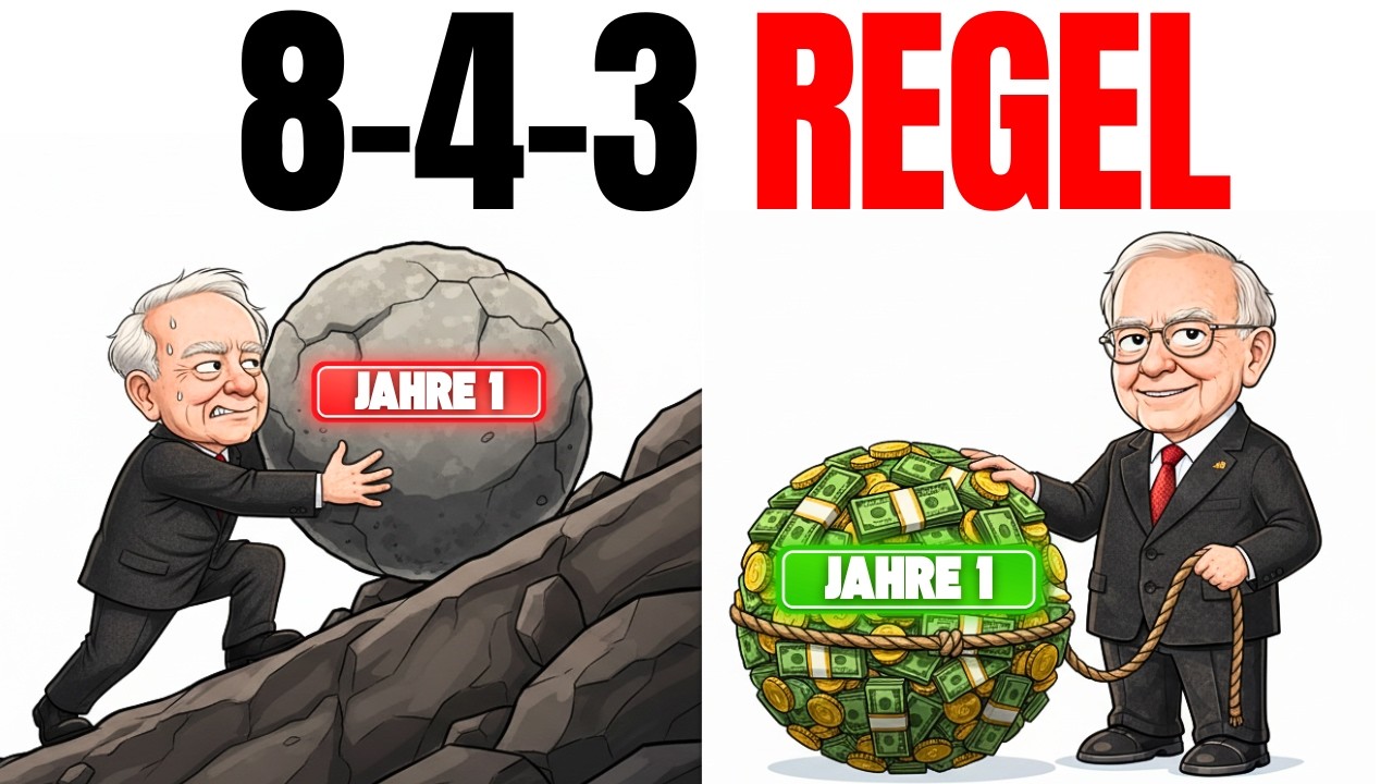 Zinseszins wirkt langsam – bis du die 8-4-3-Regel verstehst