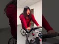 Barbie no legs riding a bike