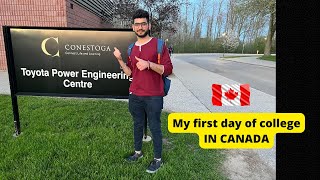 MY FIRST DAY OF COLLEGE IN CANADA | CONESTOGA COLLEGE | INTERNATIONAL STUDENTS | VLOGS BY YASH