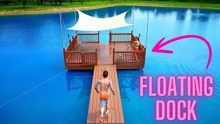 Swimming Pond With Floating Dock