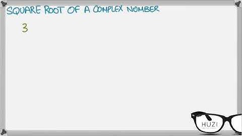 A2 Level Math: Complex Numbers 2.4 - Square Root of a Complex Number