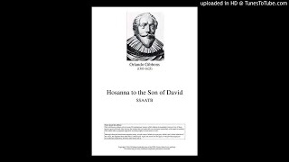 Hosanna to the Son of David - Alto 2