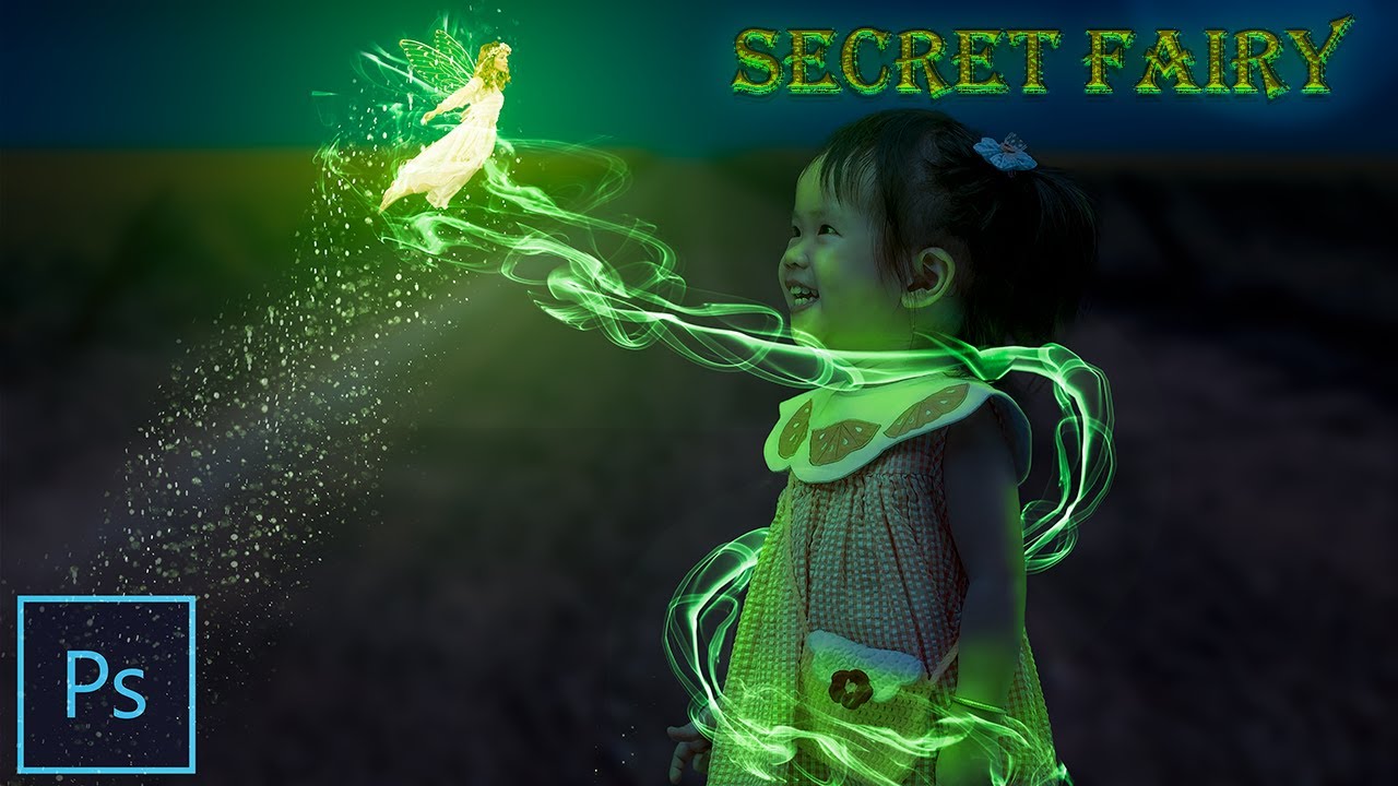 Secret Fairy Caught on Camera (Photoshop Magic!) Photo Manipulation