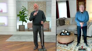 Black & Decker Cordless Rechargeable Multi-Surface Floor Sweeper on QVC