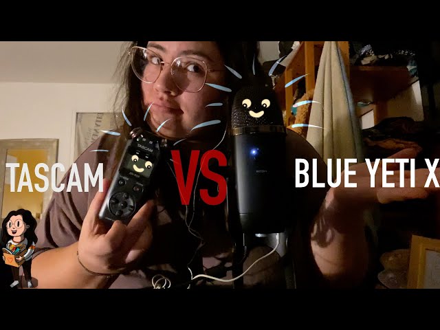 ASMR Tascam DR-05X VS Blue Yeti X (NO TALKING)