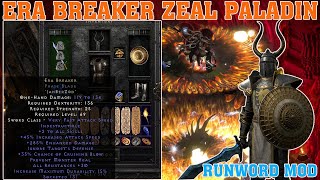 Diablo 2 Resurrected Era Breaker Runword Mod Zeal Paladin Vs Uber Tristram