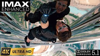 IMAX 70MM 4K Tom cruise climbing the world's tallest building Mission impossible Ghost Protocol